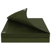Lona impermeable con ojales - pe - verde (200x300cm)