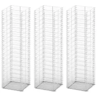 Set de 3 gaviones - acero galvanizado (25x25x100cm)