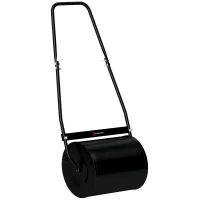 Rodillo para césped - capacidad 30 l con mango desmontable - acero - negro (50x32x108cm)