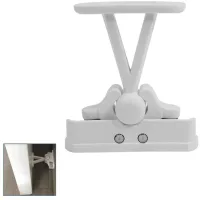 1 pieza, tope de puerta de caravana, para camiones pesados, gato para vehículos recreativos, soporte con clip en t