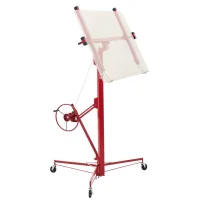 Elevador para placas de yeso 4877mm 68 kg brazo ajustable