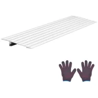 Rampa de puerta de aluminio 2,5 cm, capacidad 363 kg