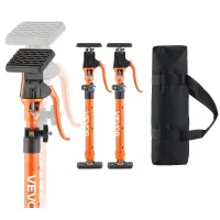 Pernos telescópicos ajustables 48–75 cm, acero, carga 100 kg, pack 2