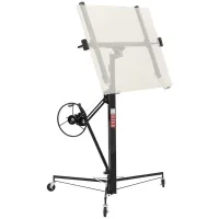 Elevador de yeso 3353 mm 68 kg con ruedas bloqueables