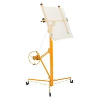 Elevador drywall 68kg altura 4877mm ruedas con freno
