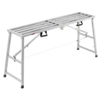 Plataforma de trabajo 4 niveles, altura ajustable 800kg