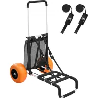 Carrito de playa essenza con ruedas grandes para arena, plataforma de carga de 29.9 x 15.4, con ruedas sólidas de 12