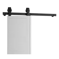 Kit guía puerta corredera plegable 102 cm instalación fácil