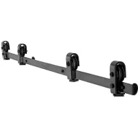 Herrajes para puerta de granero 193 cm, riel superior para 4 puertas