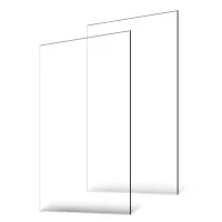 Hojas acrílicas transparentes 2 piezas 24x48 1/8 pulgada