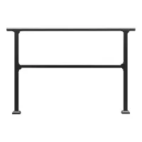 Barandilla exterior para 4–5 escalones en acero carbono negro