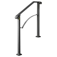 Pasamanos para escaleras exteriores de 2–3 peldaños de hierro forjado