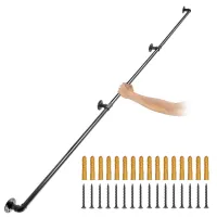 Pasamanos escalera acero 335,3 cm, 199,6 kg, tubo industrial