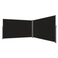 Toldo lateral retráctil 180 x 599 cm aluminio gris