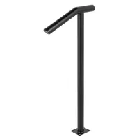 Pasamanos para escalones de metal 2 peldaños, 18l x 38h pulgadas