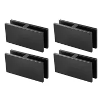 Abrazadera para vidrio 4 uds acero 304 vidrio 0,8–1,2 cm espesor