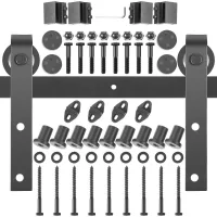 Kit puerta corredera granero 365,8 cm, 149,7 kg