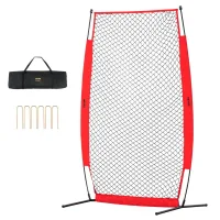 Pantalla de seguridad béisbol 2,1x1,2m, red atrapa bolas lanzador