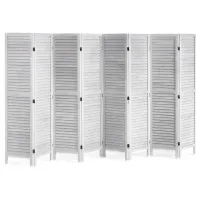 Biombo de madera 8 paneles 170 cm privacidad portátil oficina