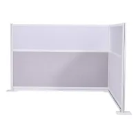 Separadores de privacidad oficina 1,83x1,22 m, set de 2 piezas