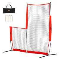 Red de béisbol 7x2,13 m de algodón portátil protección bate