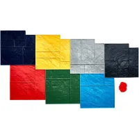 Moldes hormigón 61 x 61 cm 7 piezas pizarra