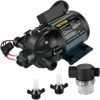 Bomba de limpieza 12v 26 l/min, 4 bar, agua salada