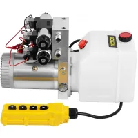 Bomba hidráulica doble solenoide 12v con depósito 4.5l