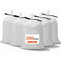 Sacos de arena vacíos 200 uds, 40x66 cm, 22,6 kg