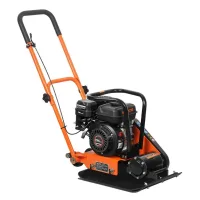 Compactadora de placas 6,5 cv, fuerza 10,5 kn, placa 51x37 cm, 5600 vpm