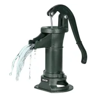 Bomba manual para pozo, fundición, altura 7,6 m, fácil instalación