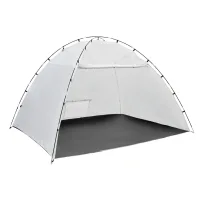 Cabina de pintura portátil, área de trabajo 293 x 230 x 188 cm, impermeable, con suelo integrado y puerta enrollable para armarios, tela oxford 210d