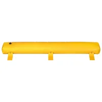 Barrera antiinundaciones 3,66 m largo x 30,5 cm alto, bolsas contra inundaciones alternativas a los sacos de arena, para puerta de garaje