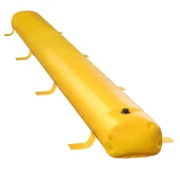 Barrera antiinundaciones 7,32 m largo x 30,5 cm alto, bolsas contra inundaciones alternativas al saco de arena, para puerta de garaje