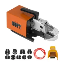 Herramienta de engarzado neumática am-10, máquina de engarzado de terminales de cable accionada por aire hasta 16 mm2