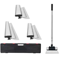 Espátula combinada para alisar paneles de yeso succebuy,paleta de 10/24/32 pulgadas con mango