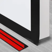 Burlete para puertas y ventanas en forma de t, cinta de sellado tpe negra, adhesivo de doble cara, para columnas de puertas y ventanas