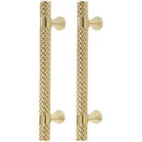 2 piezas de tiradores dorados para muebles tiradores cocina distancia entre agujeros 192 tirador cajón aleación zinc para armario de baño o despacho