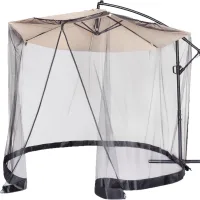Mosquitera para parasoles, con cremallera, 3 m