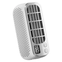 Ventilador de mesa sin aspas - ventilador silencioso sin aspas, carga usb - blanco