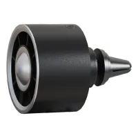Ventilador de coche usb de 3 velocidades con luz (negro)