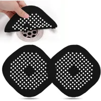 2 piezas protección de drenaje de silicona, fregadero de cocina con ventosa, filtro de fregadero de cocina y baño