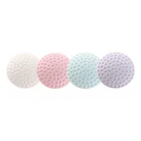 Tope de puerta, 4 juegos de protectores blandos para paredes y muebles, tope de puerta de pared, cojín anticolisión para muro de contención 5x5 (4 pie