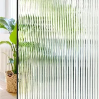 Película opaca a rayas para ventanas, protección de la privacidad, bloqueo de la luz, 40 x 100 cm.
