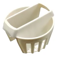 Juego de 10 coladores para fregadero, filtros pequeños antiobstrucción, color blanco.
