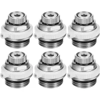 6 válvulas de purga automáticas de latón de 1/2 pulgada para radiador