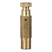 Válvula de purga de aire macho de latón de 9,5 mm para radiador manual.