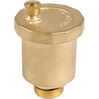 Válvula de drenaje automática de latón dn15 g1/2, autosellante, máx. 110 °c, 10 bar, válvula de drenaje