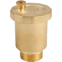 Válvula de drenaje automática de latón dn20 g3/4, autosellante, máx. 110 °c, 10 bar, válvula de drenaje