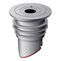 Junta para tubo de lavadora, 35-40 mm, gris junta para tubo de desagüe de lavadora con tapón de silicona, tubo para lavadora